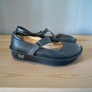 Alegria Paloma Black Nappa Mary Jane size 38/ US size 8
